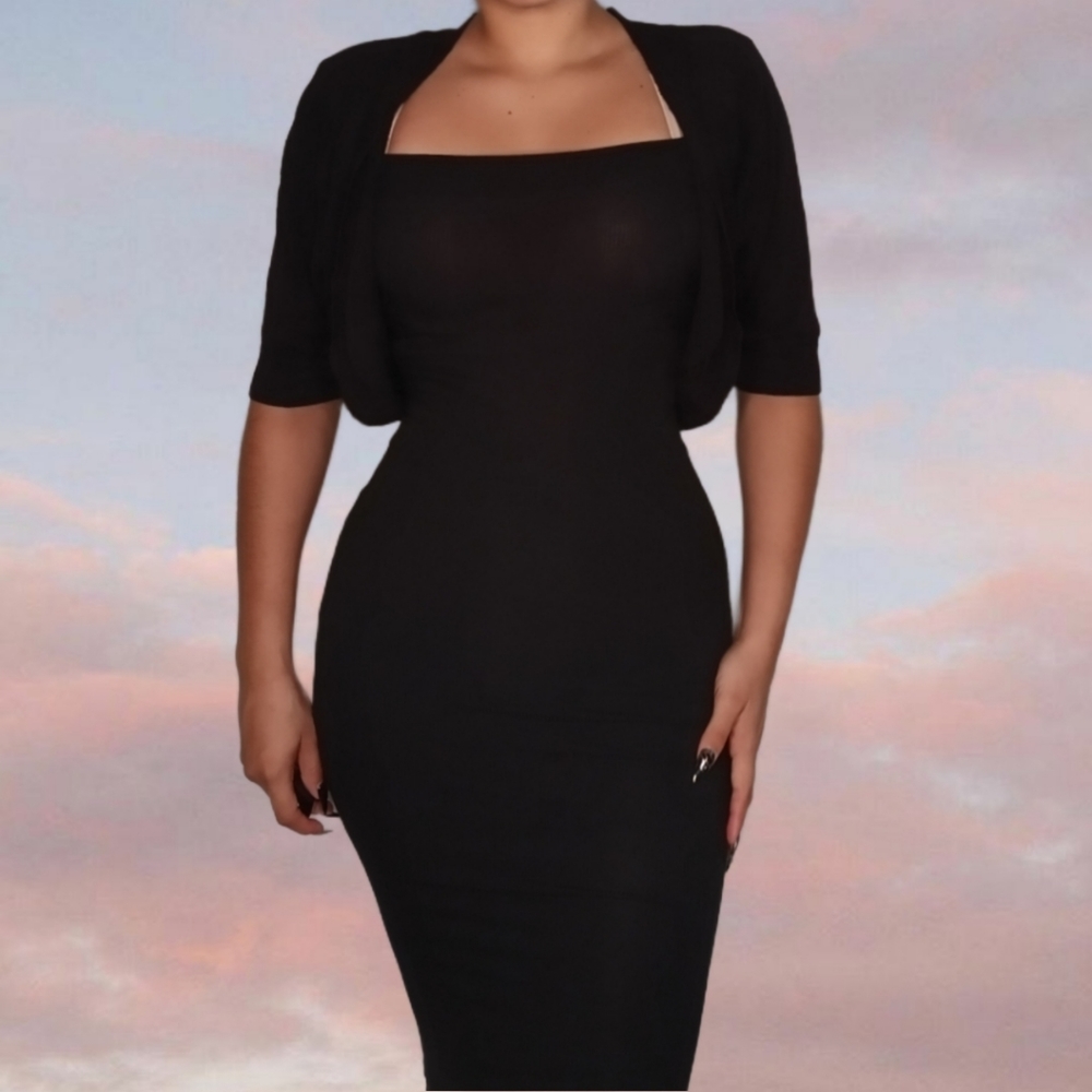 Super cute black Bolero or shawl for your shoulders